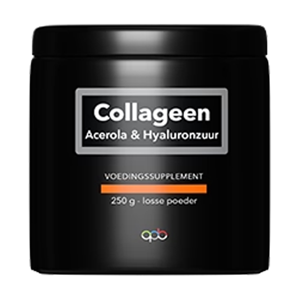 APB Holland Collageen Type 1 met Acerola en Hyaluronzuur 250 gram – Solugel grasgevoerd rundercollageen met natuurlijke vitamine C