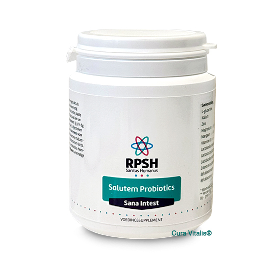 Sana Intest Salutem Probiotics 120 gram – probiotica poeder met 6 bacteriestammen, zink, magnesium en vitamine D3