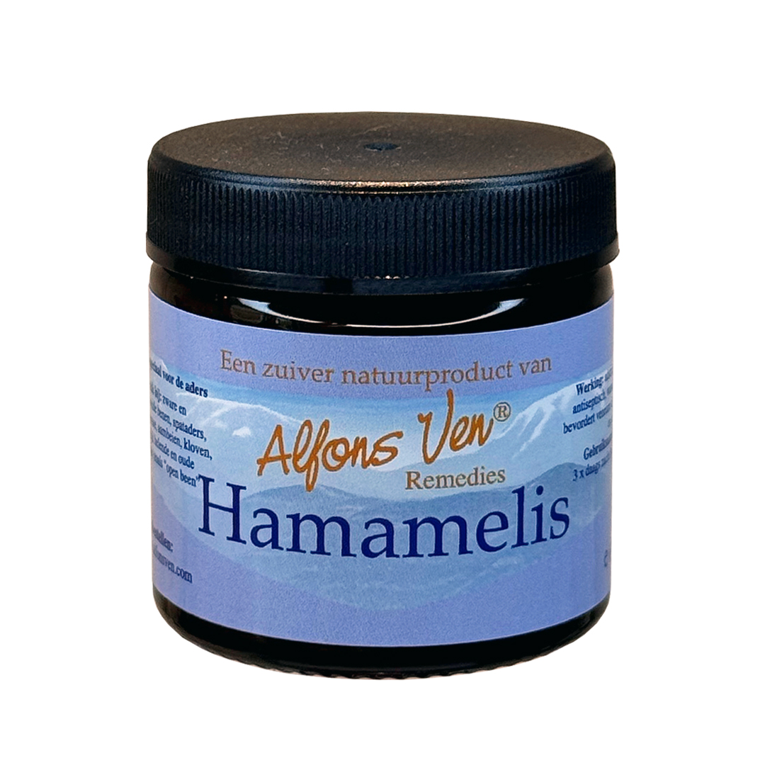 Alfons Ven Hamamelis crème 60 ml – ambachtelijke natuurcrème met hamamelis, paardenkastanje, aloë vera en calendula