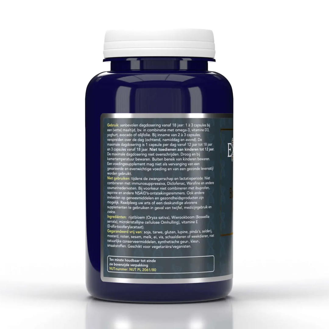Boswellia AKBA PhytoQ 120 capsules – Boswellia serrata extract met AKBA en vitamine E van Exendo Epigenomics