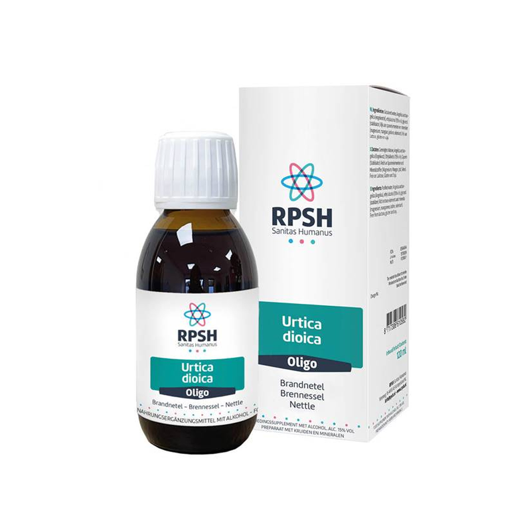 Oligo Urtica Dioica brandnetel extract 120 ml – vloeibaar supplement met kalium en magnesium van RPSH Sanitas Humanus