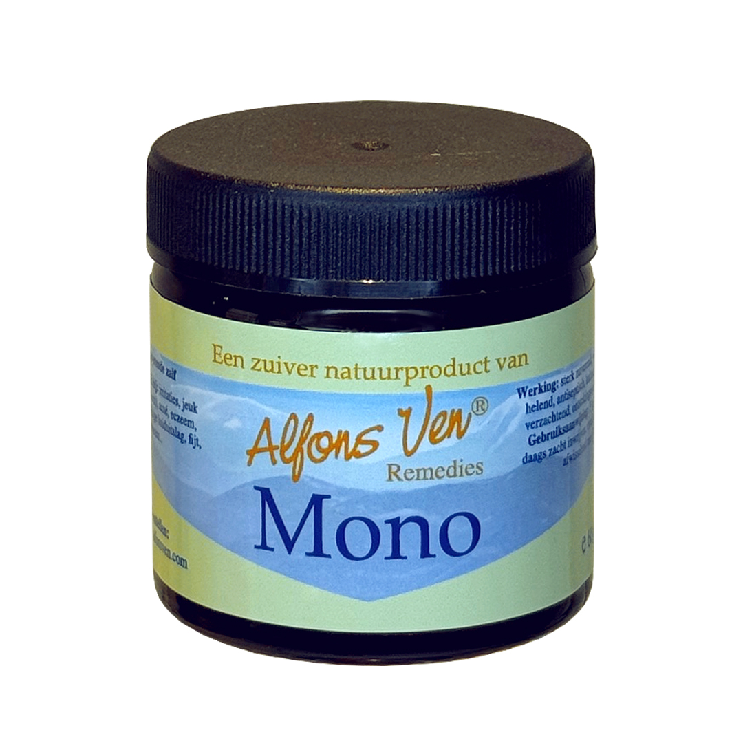 Alfons Ven Mono crème 60 ml – ambachtelijke natuurcrème met smalle weegbree, viooltje en MSM voor de gevoelige huid