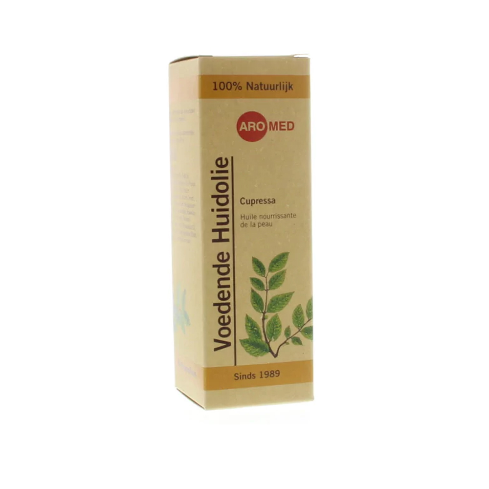 Aromed Cupressa voedende huidolie 30 ml – borago jojoba perzikkernolielie tarwekiem geranium wierook rozenhout tocopherol anti-rimpel gezichtsolie