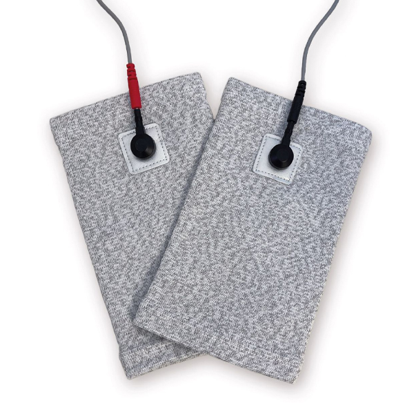 Zilvervezel Knieband 100% pure zilverlaag - Diamond Shield Zapper microstroom geleidend 70% nylon 25% zilvervezel 5% elastisch