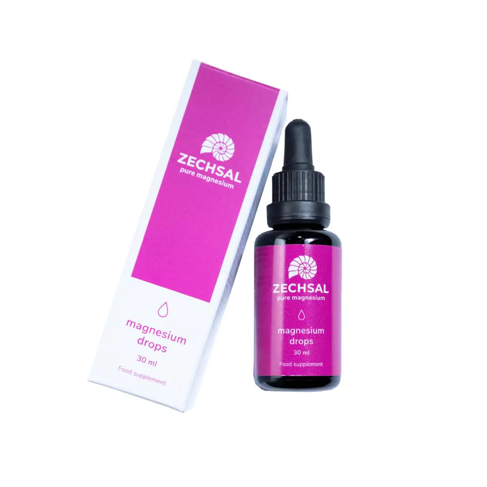 Zechsal Magnesium Drops flesje met pipetdop, vloeibaar magnesiumsupplement