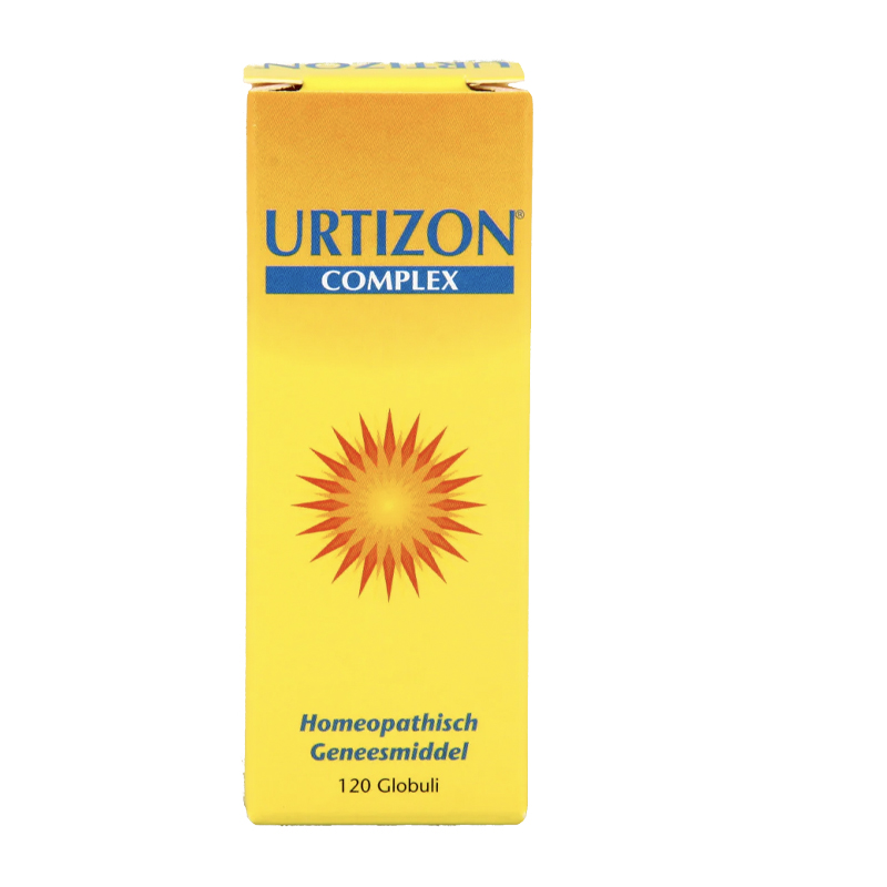 Urtizon Granulen Complex – homeopathisch geneesmiddel in globulivorm met onder andere Apis mellifica, Histaminum muriaticum en Urtica urens, van Holland Pharma, verkrijgbaar bij Cura Vitalis