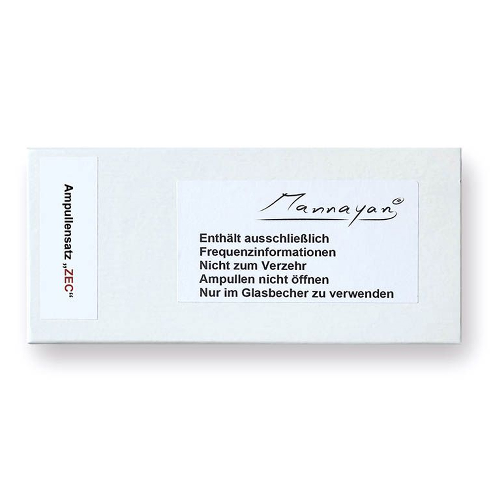 Afbeelding doosje ampullenset DDZap ZEC met 10 ampullen