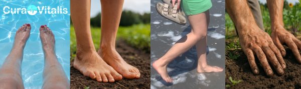 Waarom aarden belangrijk is bij het gebruik van de zapper. Bekijk op welke manieren je dit kunt doen. Bijvoorbeeld met je handen in de aarde tijdens tuinwerk en blote voeten op de grond.