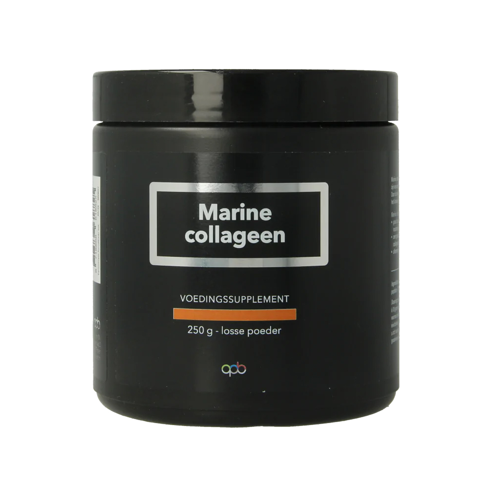 APB Holland Marine Collageen 250 gram – gehydrolyseerd viscollageen type I poeder, koosjer en halal, neutrale smaak