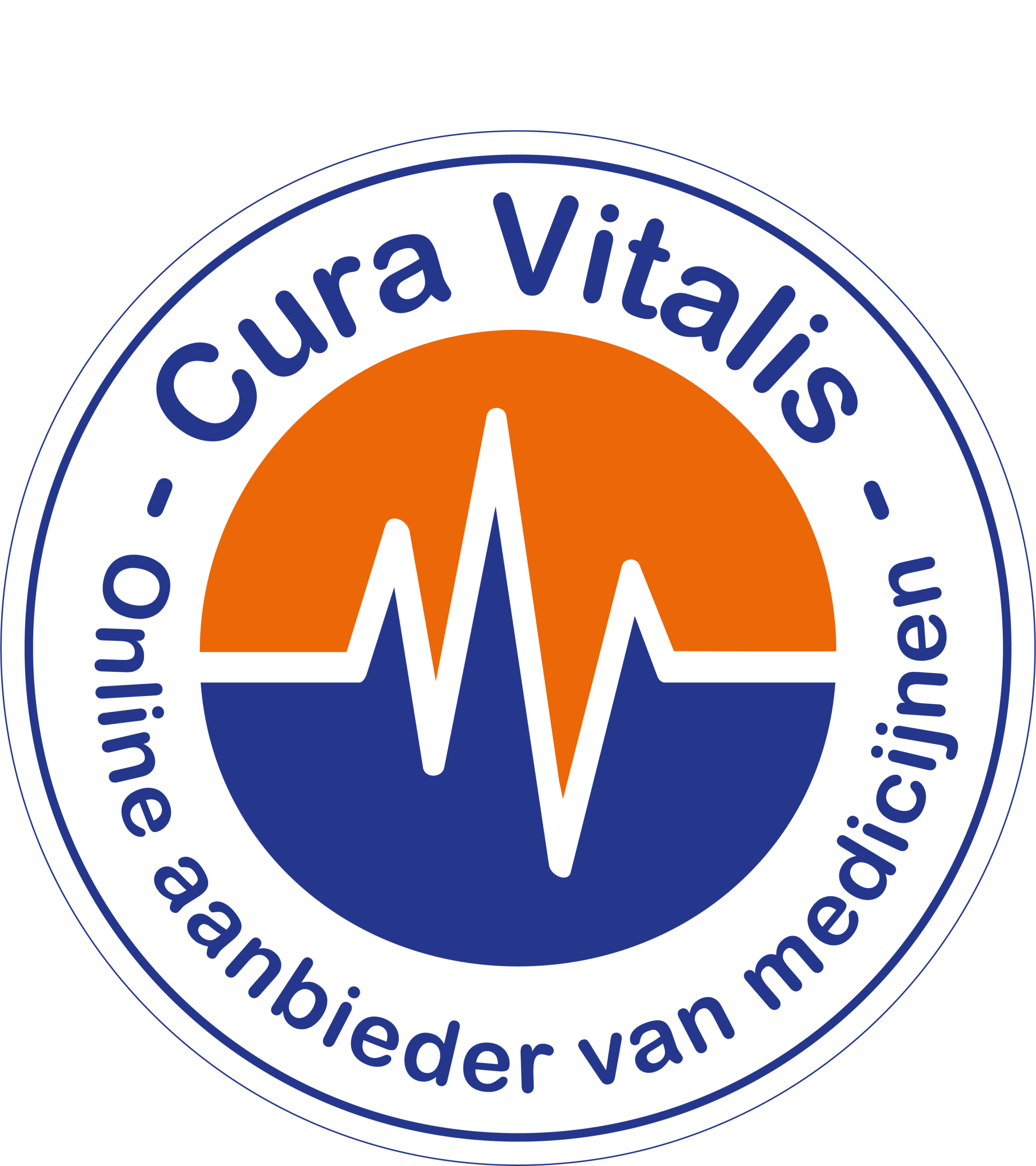 Cura Vitalis – logo van de online drogist voor natuurlijke gezondheid en frequentietechnologie