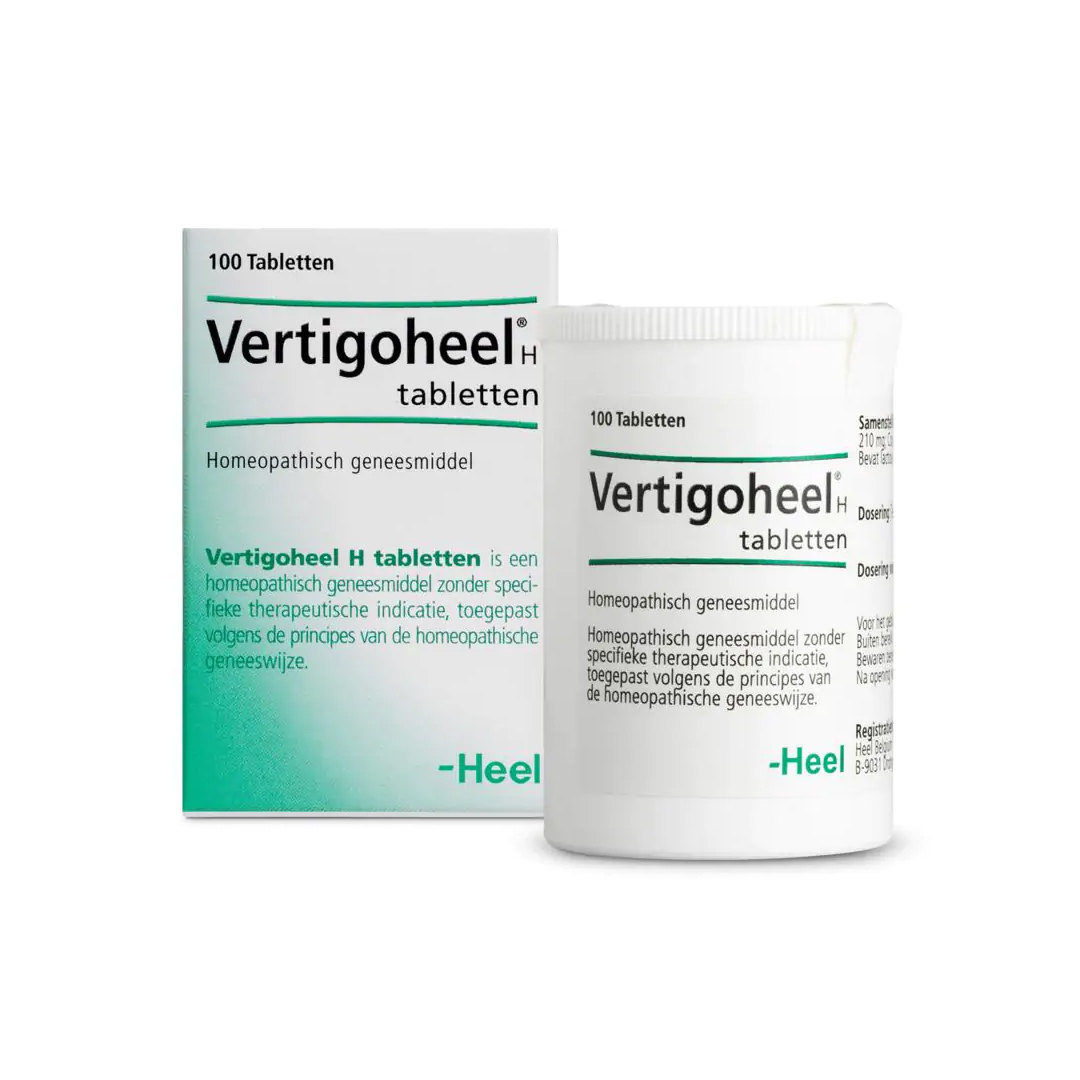 Heel Vertigoheel H 100 tabletten – homeopathisch geneesmiddel Cocculus indicus D4 Conium maculatum D4 Petroleum D8 lactose