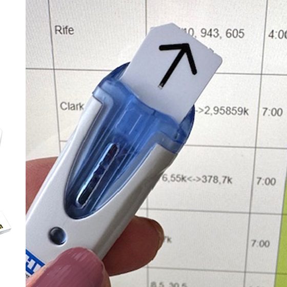 Healing Frequency software – frequentieprogramma selecteren en chipkaart programmeren