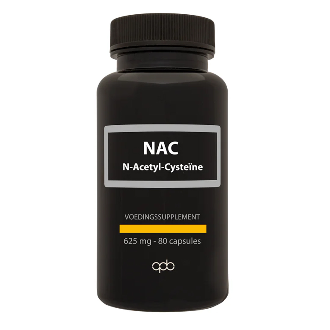 APB Holland NAC N-Acetyl-Cysteïne Puur 625 mg 60 capsules – puur NAC zonder vulstoffen, koosjer en halal, vegetarische capsule