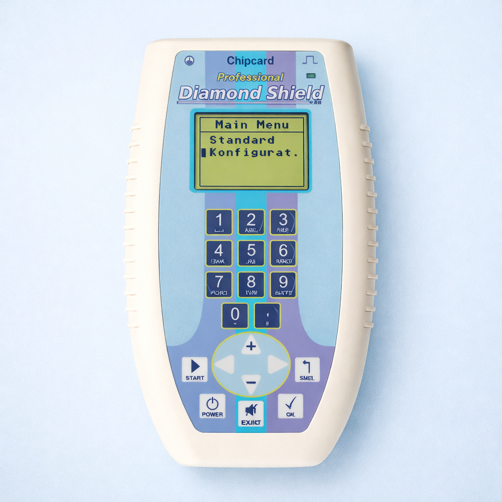 Diamond Shield Professional zapper voor frequentietoepassingen bij Cura Vitalis