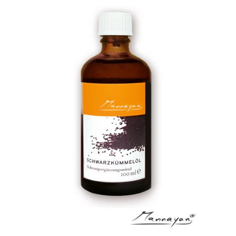 Mannayan Bio Zwarte Komijnolie 100 ml