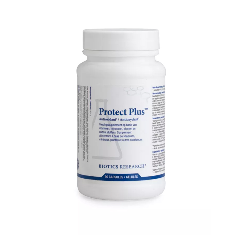 Protect Plus van Biotics Research – antioxidantencomplex met vitamine C, E, selenium en groene thee-extract, 90 capsules