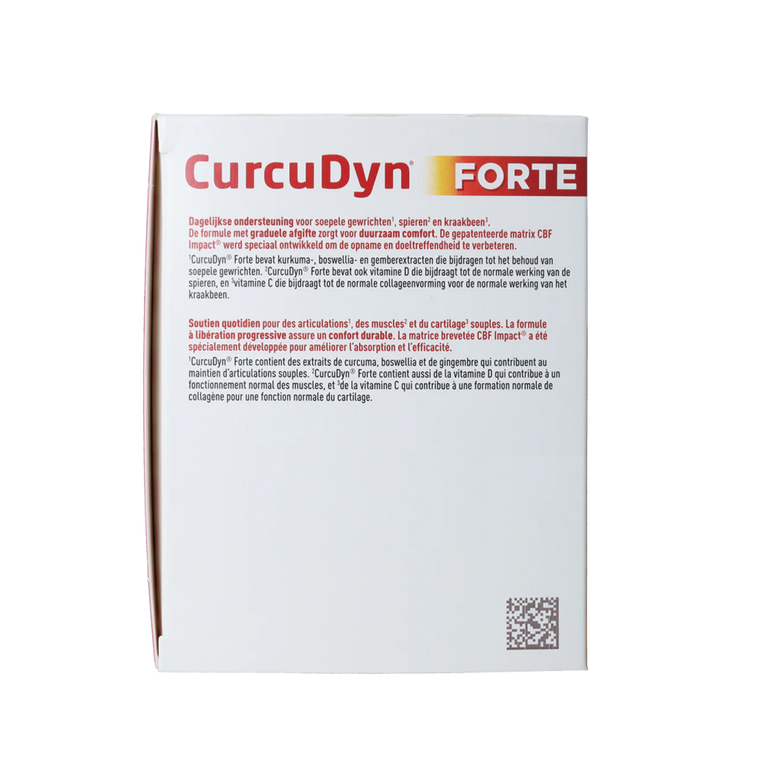 Metagenics Curcudyn Forte – Kurkuma, Boswellia & Gember. Gebruiksaanwijzing