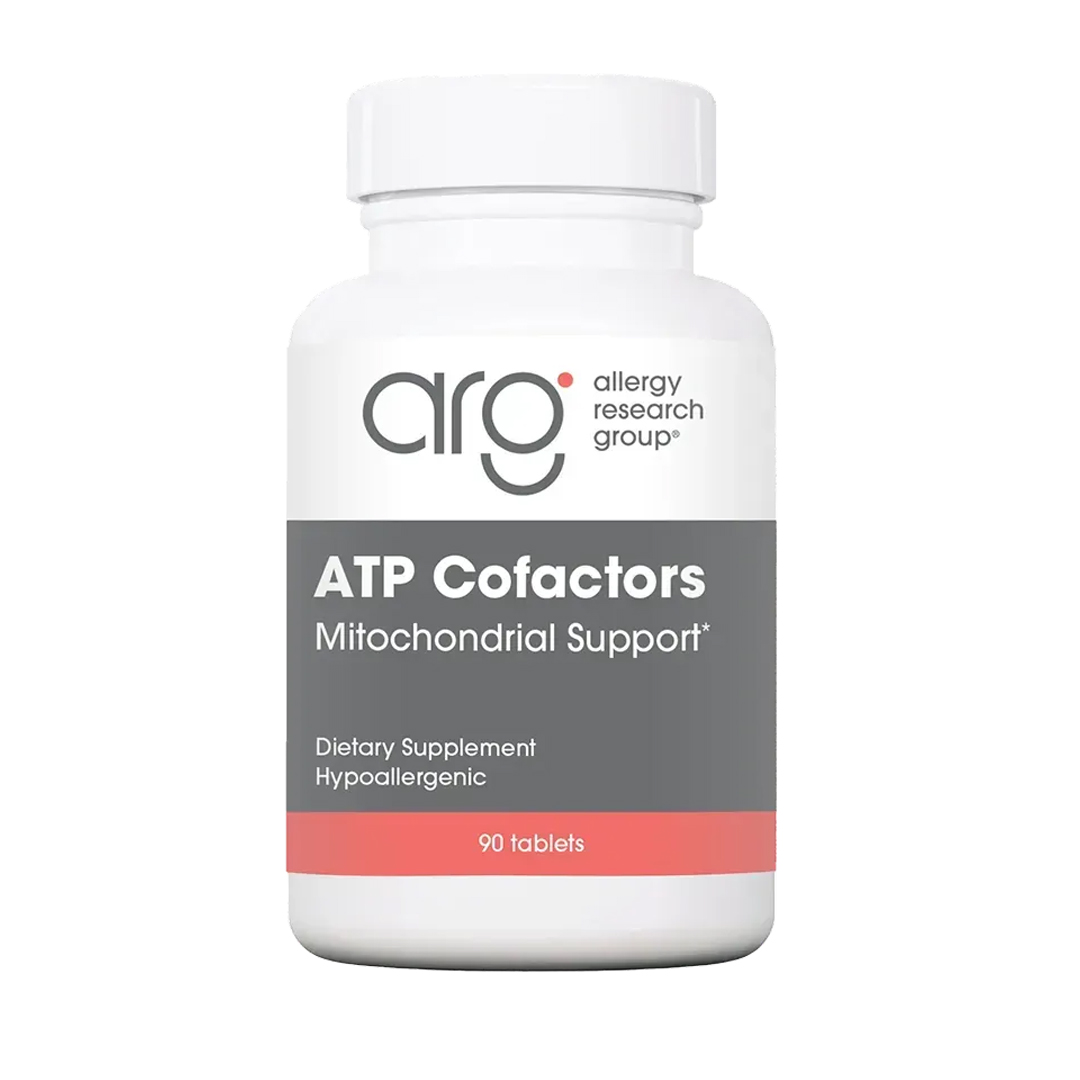 Allergy Research Group ATP Cofactors 90 tabletten – 100 mg riboflavine en 500 mg niacine als inositolhexanicotinaat per tablet