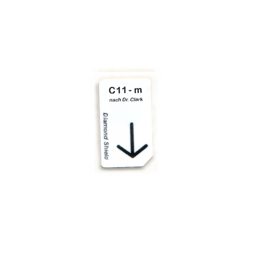 Chipkaart Dr. Clark C11 Hoge Bloeddruk voor Diamond Shield Zapper – 1:15 uur Clark-frequenties fabrikantbenamingen, aarding na gebruik