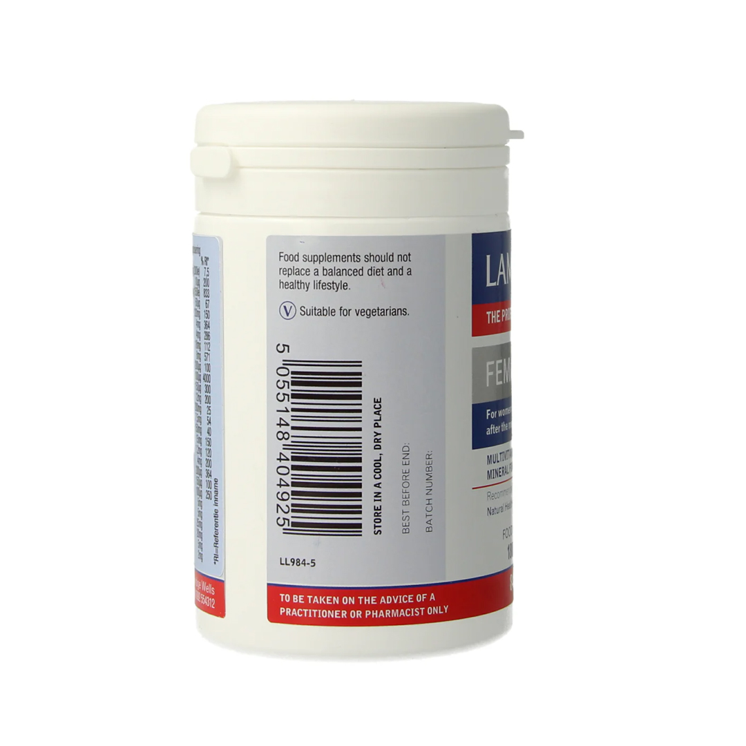 Lamberts FEMA 45+ 180 tabletten – complete multivitamine en mineralenformule voor vrouwen tijdens en na de menopauze, vegetarisch