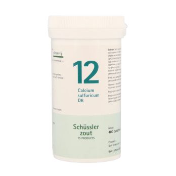 Pfluger Calcium Sulfuricum 12 D6 Schussler celzout homeopathisch geneesmiddel tabletten lactose