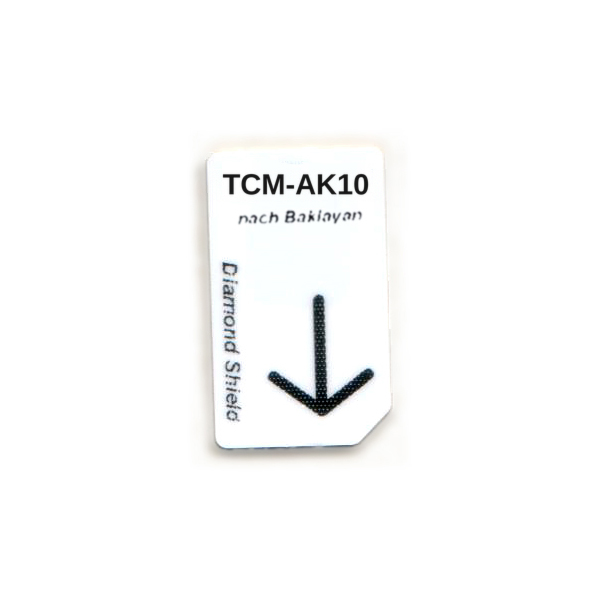 Chipkaart Baklayan TCM AK10 Sinusitis / Bijholteontsteking - nieuwe TCM-generatie acupunctuurpunten meridianen 44 minuten Diamond Shield Zapper Mannayan