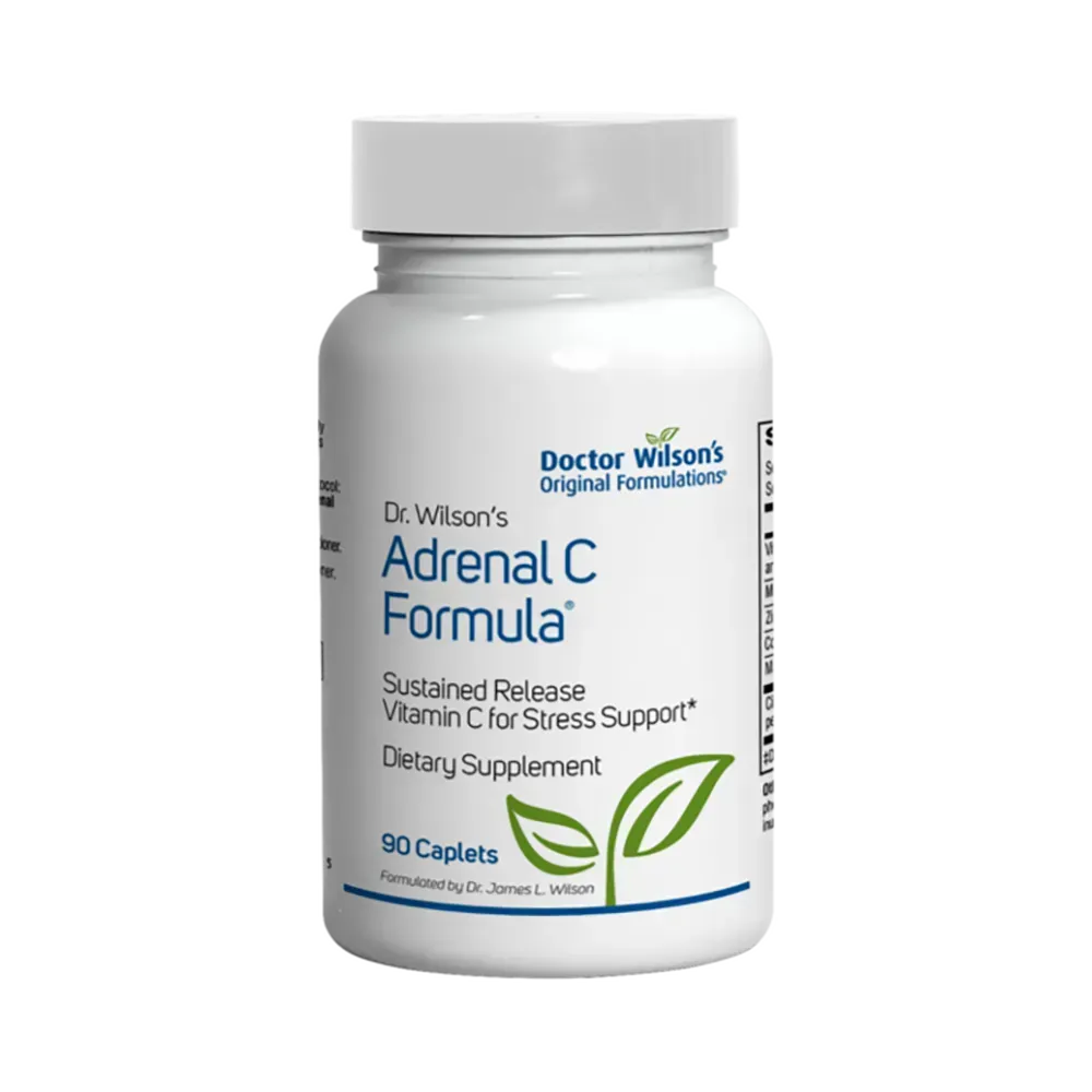 Dr Wilsons Adrenal C Formula 90 tabletten gebufferd vitamine C time-release bioflavonoïden citrus stressondersteuning curavitalis