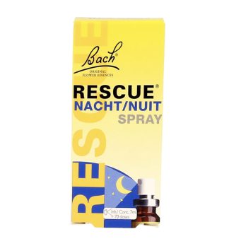 Bach Rescue Remedy Nacht Spray – vloeibaar voedingssupplement met 6 bachbloesems, 7 ml sprayflesje van T.S. Health Products BV