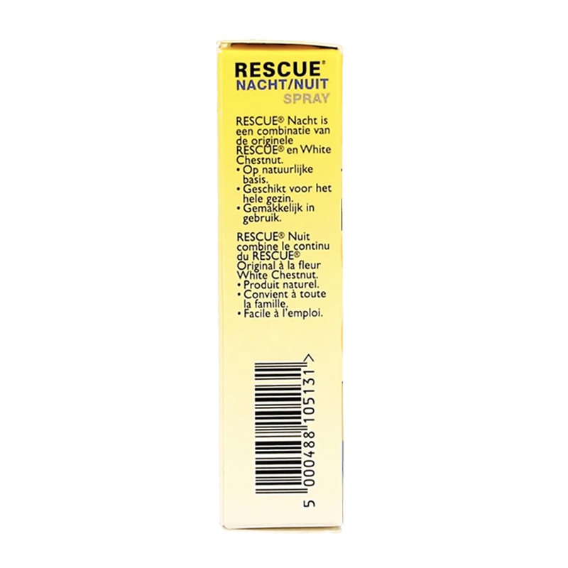 Bach Rescue Remedy Nacht Spray – vloeibaar voedingssupplement met 6 bachbloesems, 7 ml sprayflesje van T.S. Health Products BV