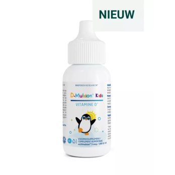 Biotics Research D-Mulsion Kids – vitamine D3 druppels voor kinderen, 5 mcg per druppel, ActiVmulsion®-technologie, 29,6 ml flesje