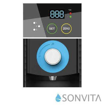 PURA UP waterfilter omgekeerde osmose aanrechtmodel van SONVITA. led scherm