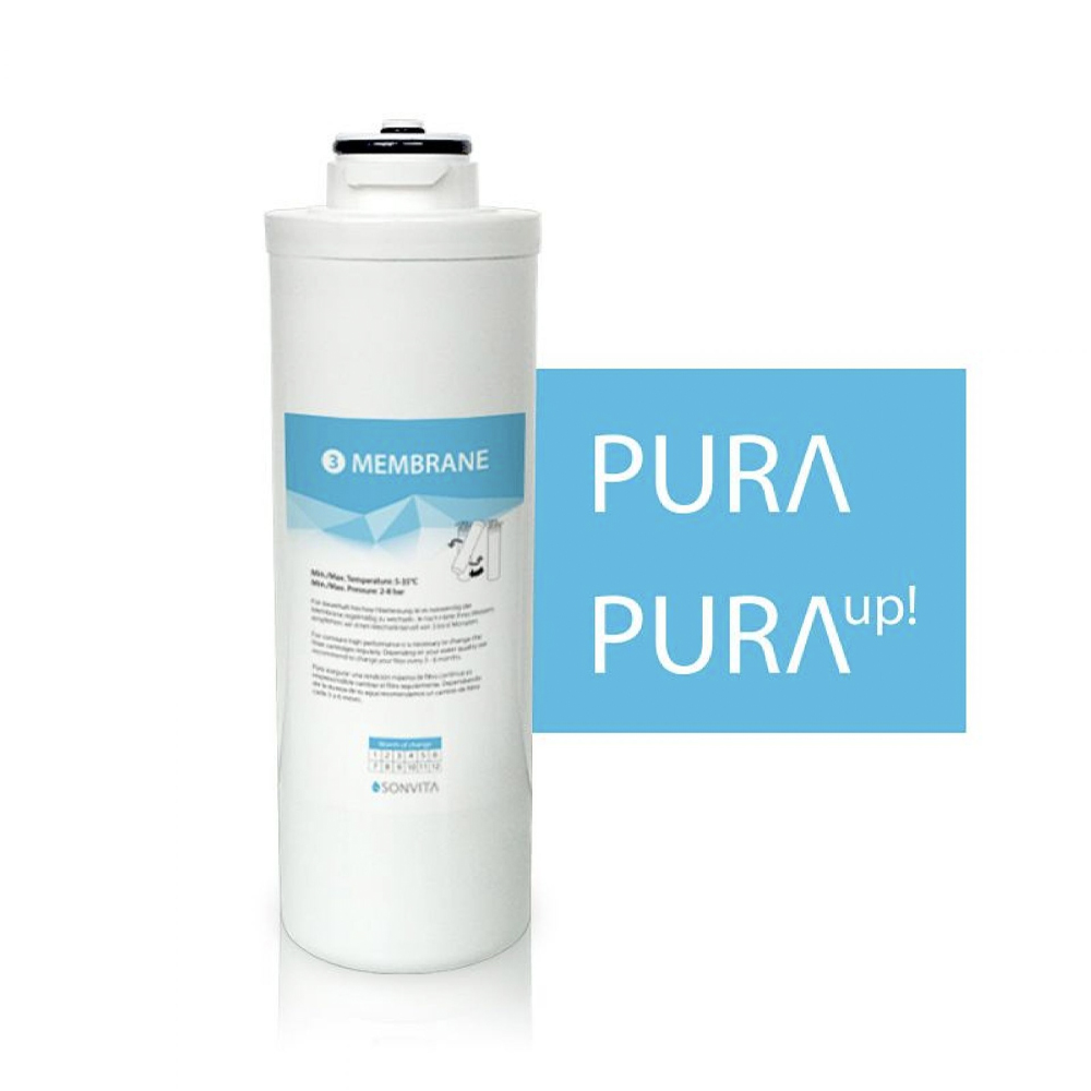 Origineel SONVITA vervangend membraan voor het PURA® en PURA UP® waterfilter. Advies: elke 24 maanden vervangen. Wisselen met EasyClick. nr. 3