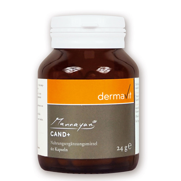 Mannayan CAND+ 60 vegan capsules – Saccharomyces cerevisiae 250 mg gevriesdroogd Saccharomyces boulardii HPMC capsule glutenvrij veganistisch