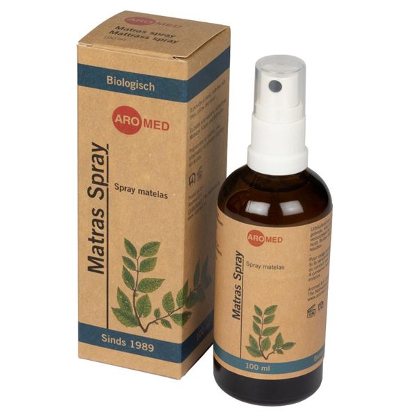 Aromed Matras Spray - biologische lavendel pepermunt tea tree water alcohol matras kussen dekbed kleding tapijt Nature's House