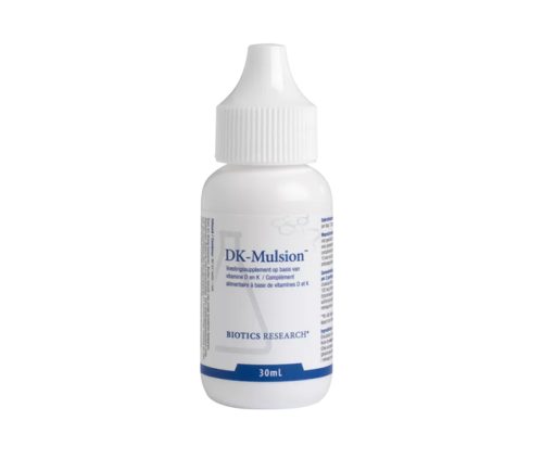 Biotics DK-Mulsion 29,6 ml – vloeibare micro-emulsie van vitamine D3, K1 en K2 via actiVmulsion technologie, 1 druppel 1000 IE
