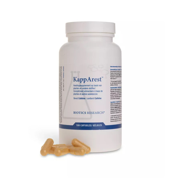 Biotics Kapparest 180 capsules – synergetische kruidenformule met curcuma, boswellia, resveratrol en BioPerine van Biotics Research