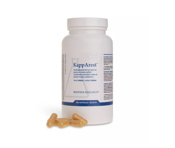 Biotics Kapparest 180 capsules – synergetische kruidenformule met curcuma, boswellia, resveratrol en BioPerine van Biotics Research