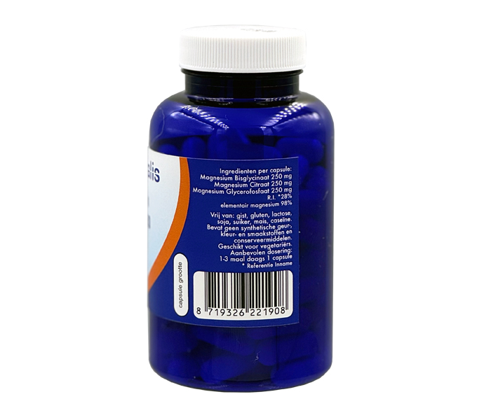 Cura Vitalis Magnesium Complex 750 - Nu 3 potten voor €55,-