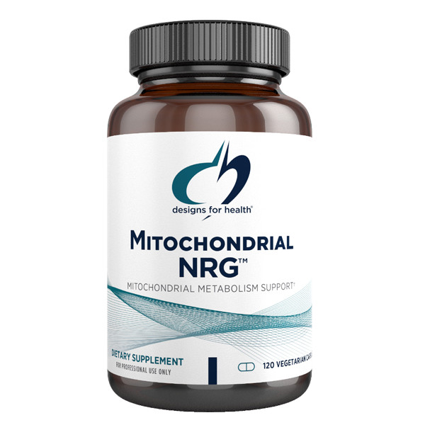 Designs for Health Mitochondrial NRG 120 capsules – B-vitaminen, CoQ10, L-carnitine, R-liponzuur, resveratrol en curcuminoïden, vegetarisch