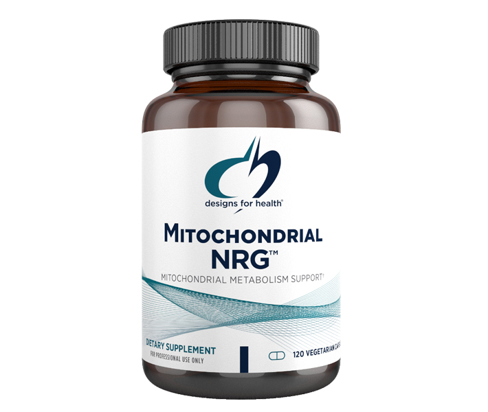 Designs for Health Mitochondrial NRG 120 capsules – B-vitaminen, CoQ10, L-carnitine, R-liponzuur, resveratrol en curcuminoïden, vegetarisch