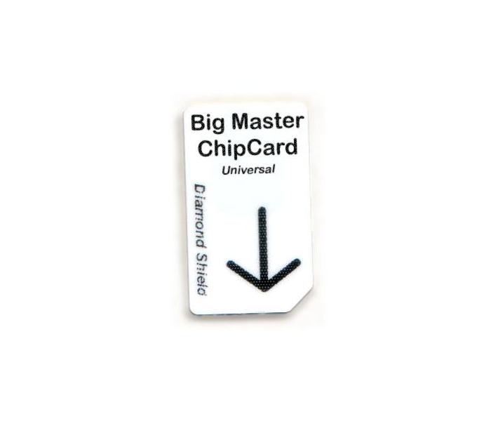 Big Master Chipkaart Universal Baklayan voor Diamond Shield Professional en Trikombin – 127 slots programmeerbaar herschrijfbare chipkaart