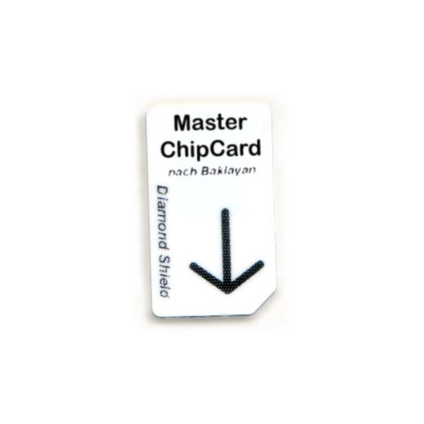 Chipkaart Rife Master Hernia voor Diamond Shield Zapper. Een speciaal geprogrammeerde chipkaart met 13 geprogrammeerde frequenties.
