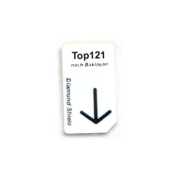 Chipkaart Baklayan TOP121 voor Diamond Shield Zapper – standaard meegeleverd bij Diamond Shield Professional, frequentieoverzicht op aanvraag