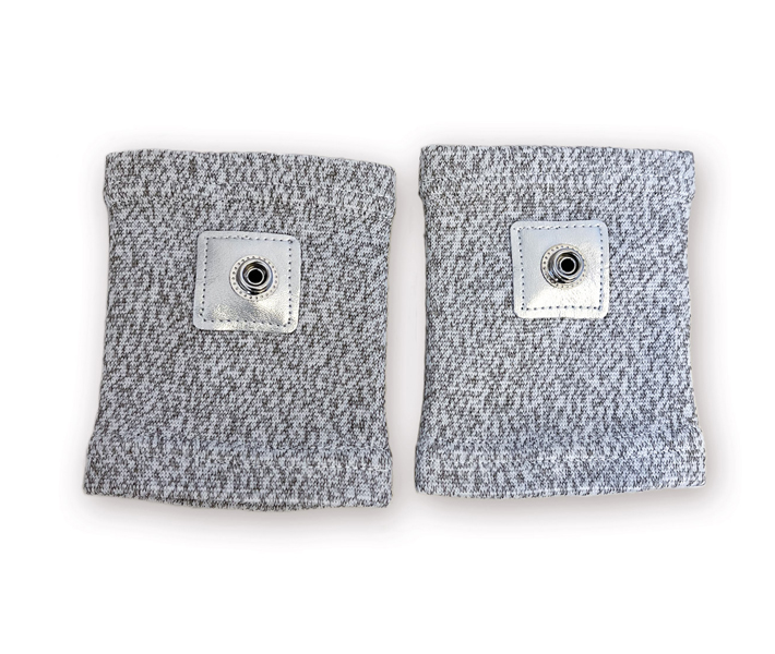 Zilvervezel armband manchette 100% pure zilverlaag