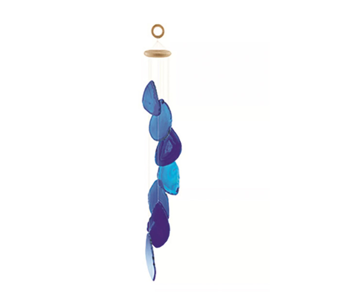 Agaat windhanger mobile XL blauw
