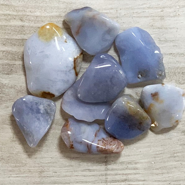 Chalcedoon trommelstenen 50g