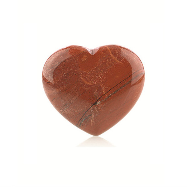 Jaspis edelsteen hart rood 45 mm