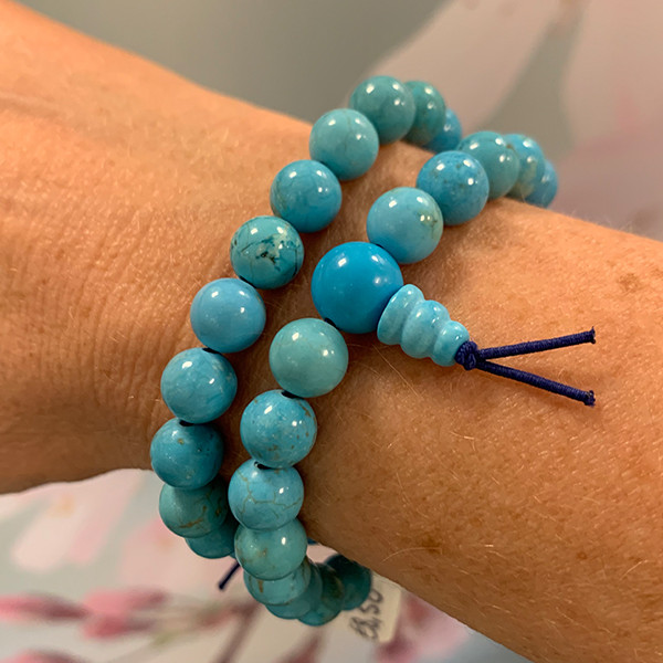 Turkoois powerbead armband 8mm