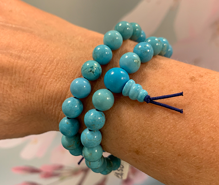 Turkoois powerbead armband 8mm