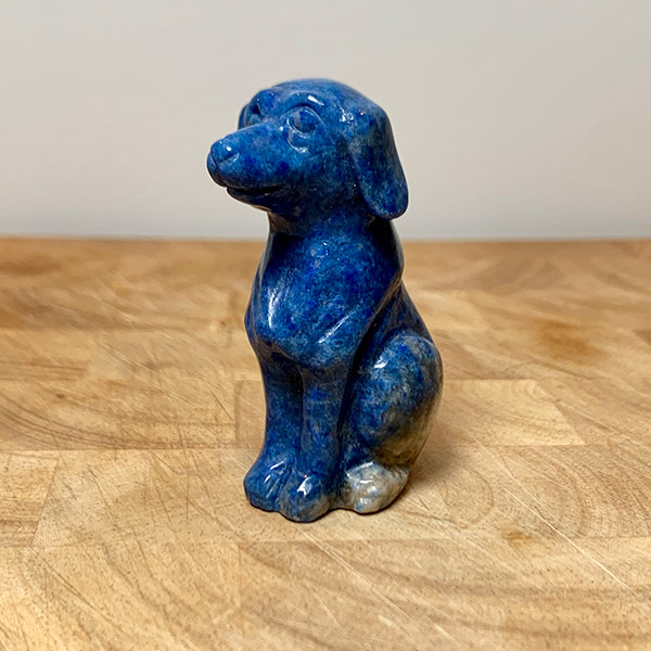 Hond Lapis Lazuli edelsteen